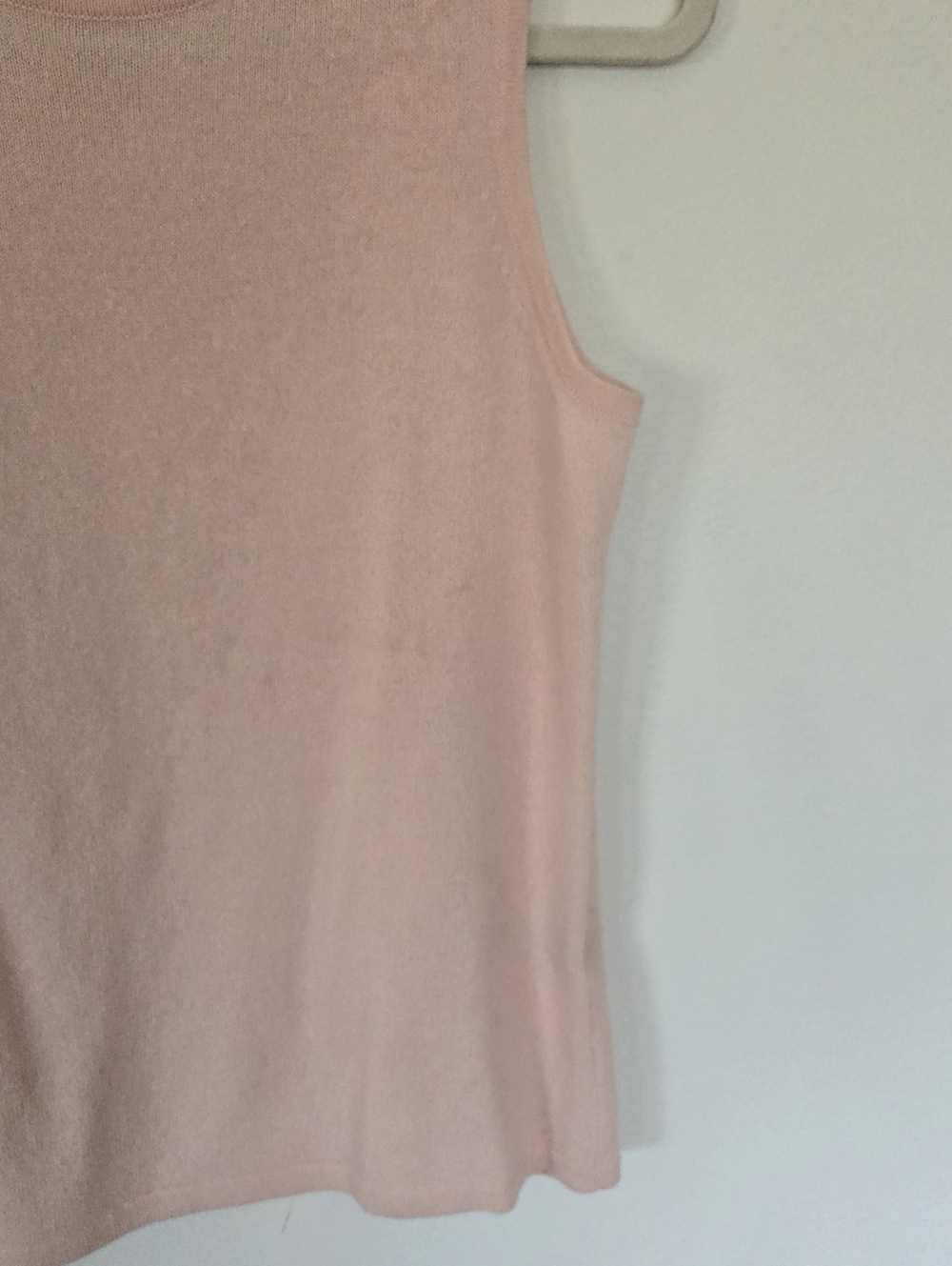 Lord & Taylor 100% Cashmere Tank Top — Pink — Size Small - Picture 4 of 6